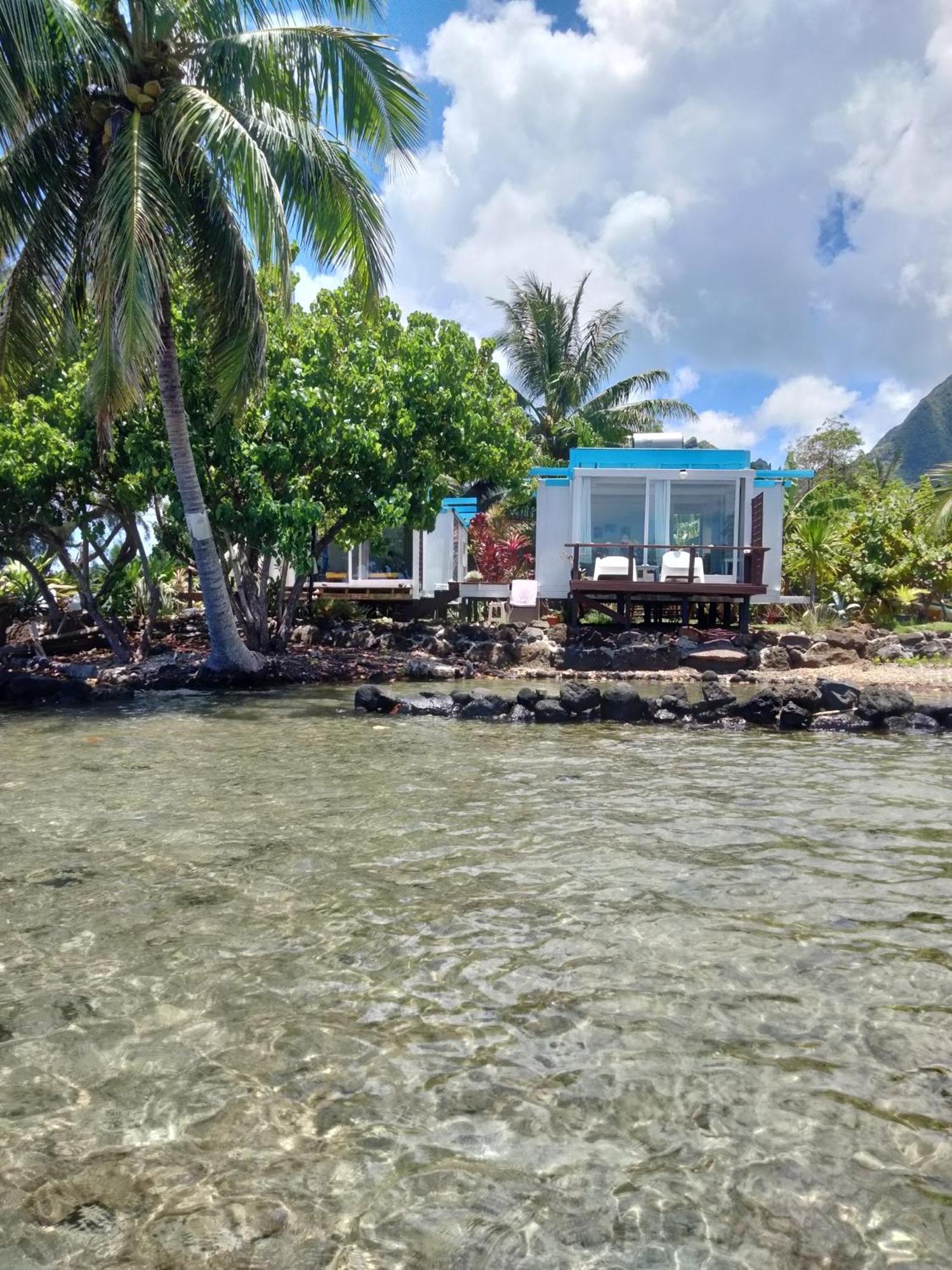 Bungalow Vue Lagon 180 Degre, La Maison Bleue Moorea Exterior photo